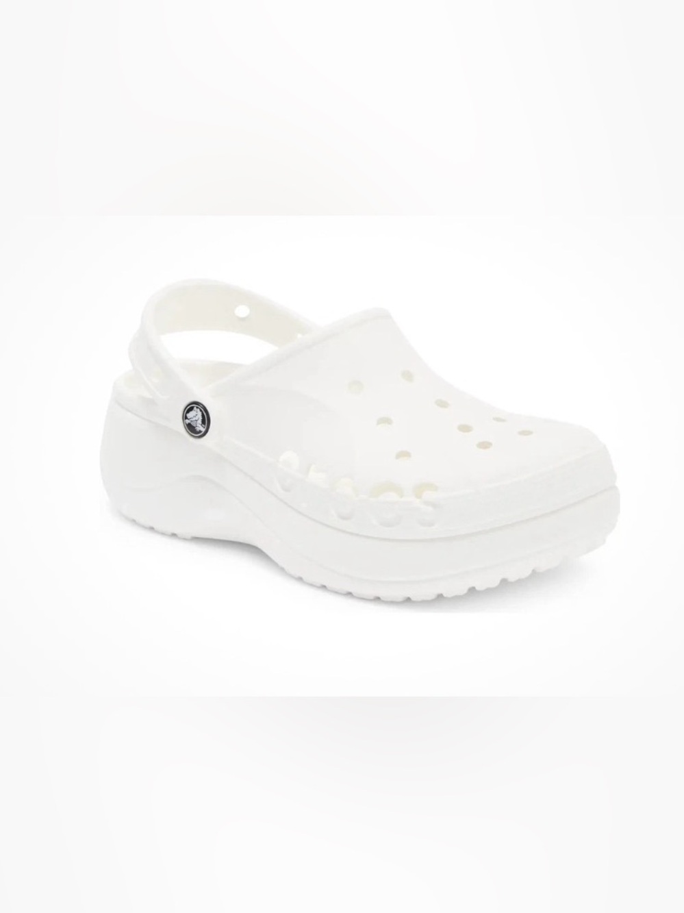 CROCS Baya Classic Platform Clog Women in White